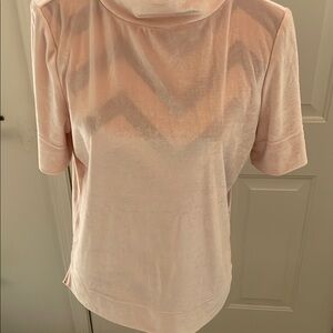Anthropologie velvet Pink Women's Top size M